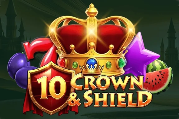 10 Crown Shield — capa do slot