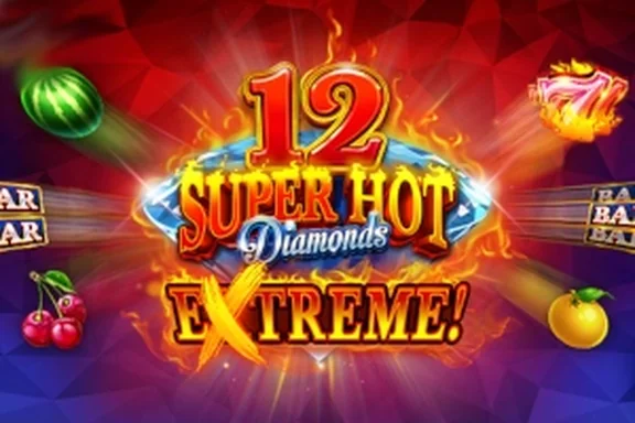 12 Super Hot Diamonds Extreme — capa do slot