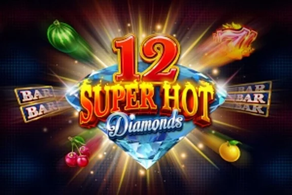 12 Super Hot Diamonds — capa do slot
