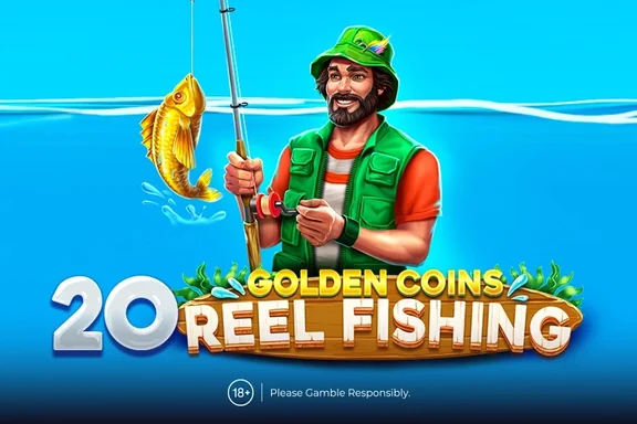 20 Golden Coins Reel Fishing — capa do slot