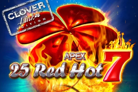 25 Red Hot 7 Clover Link — capa do slot