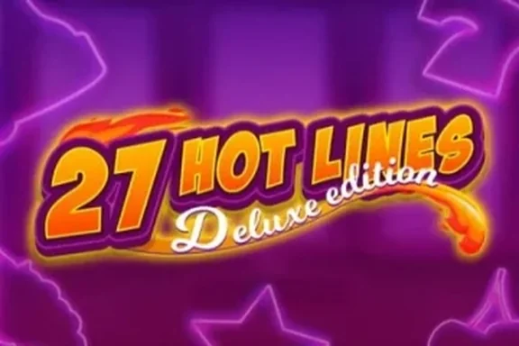 27 Hot Lines Deluxe — capa do slot