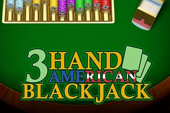 3 Hand American Blackjack — capa do slot