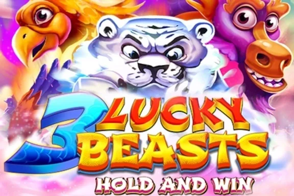 3 Lucky Beasts Hold And Win — capa do slot