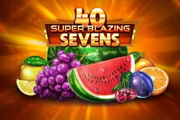 40 Super Blazing Sevens — capa do slot