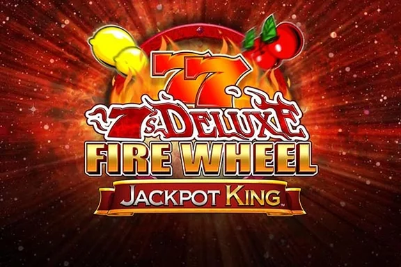 7s Deluxe Fire Wheel Jackpot King — capa do slot