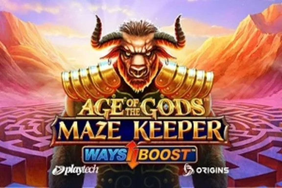 Age Of The Gods Maze Keeper — capa do slot