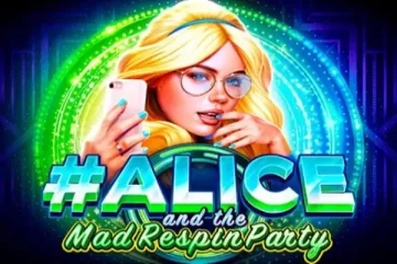 Alice And The Mad Respin Party — capa do slot