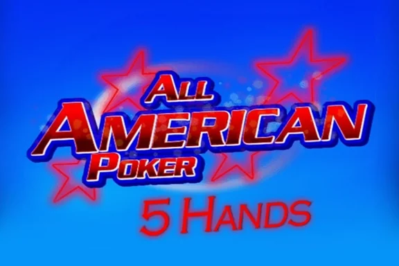 All American Poker 5 Hand — capa do slot