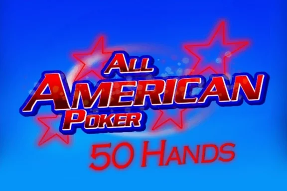 All American Poker 50 Hand — capa do slot