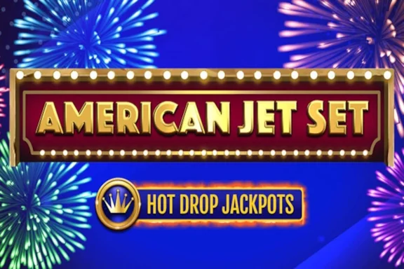American Jet Set Hot Drop Jackpots — capa do slot