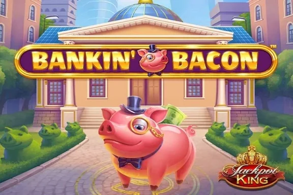 Bankin Bacon Jackpot King — capa do slot