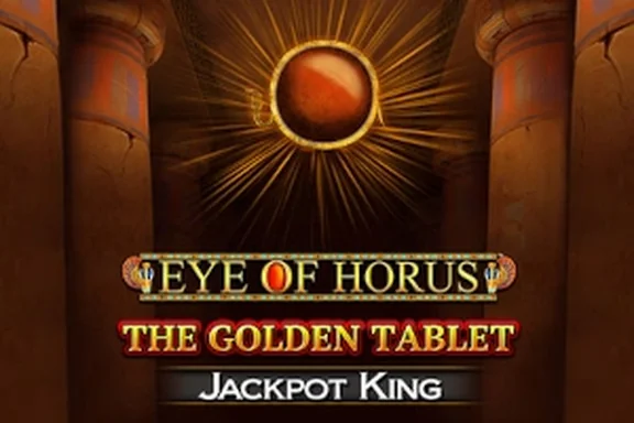 Eye Of Horus The Golden Tablet Jackpot King — capa do slot