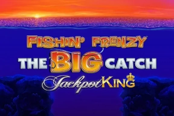 Fishin Frenzy Megaways The Big Catch Jackpot King — capa do slot