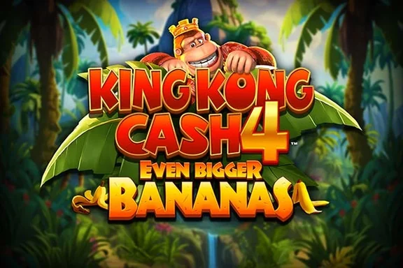 King Kong Cash Even Bigger Bananas 4 — capa do slot